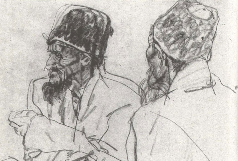 當代著名畫僧，史國良速寫 (100幅)